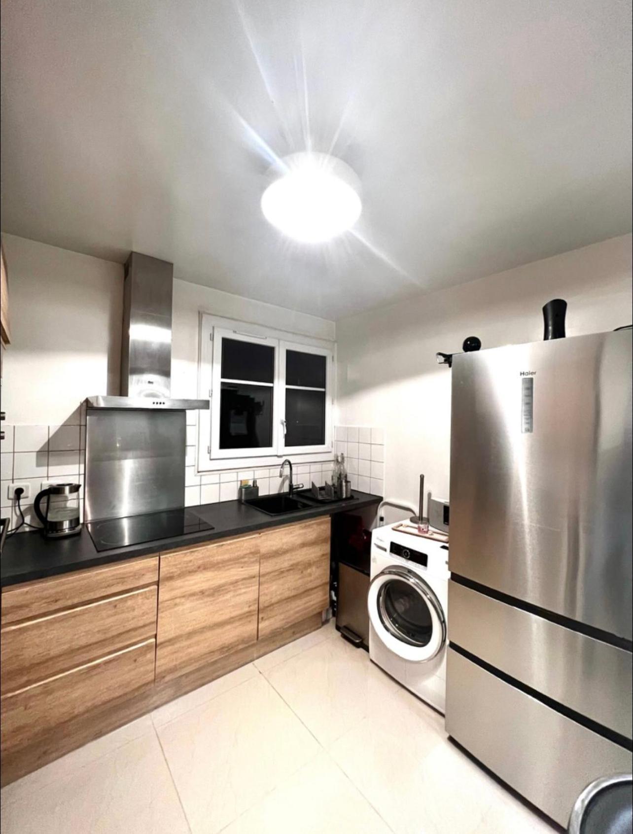 Modern 2 Bedroom Apartment Near Paris Metro, Giant Flat Screen Tv 85 Inches, Balcony, Free Parking Ivry-sur-Seine Exteriér fotografie