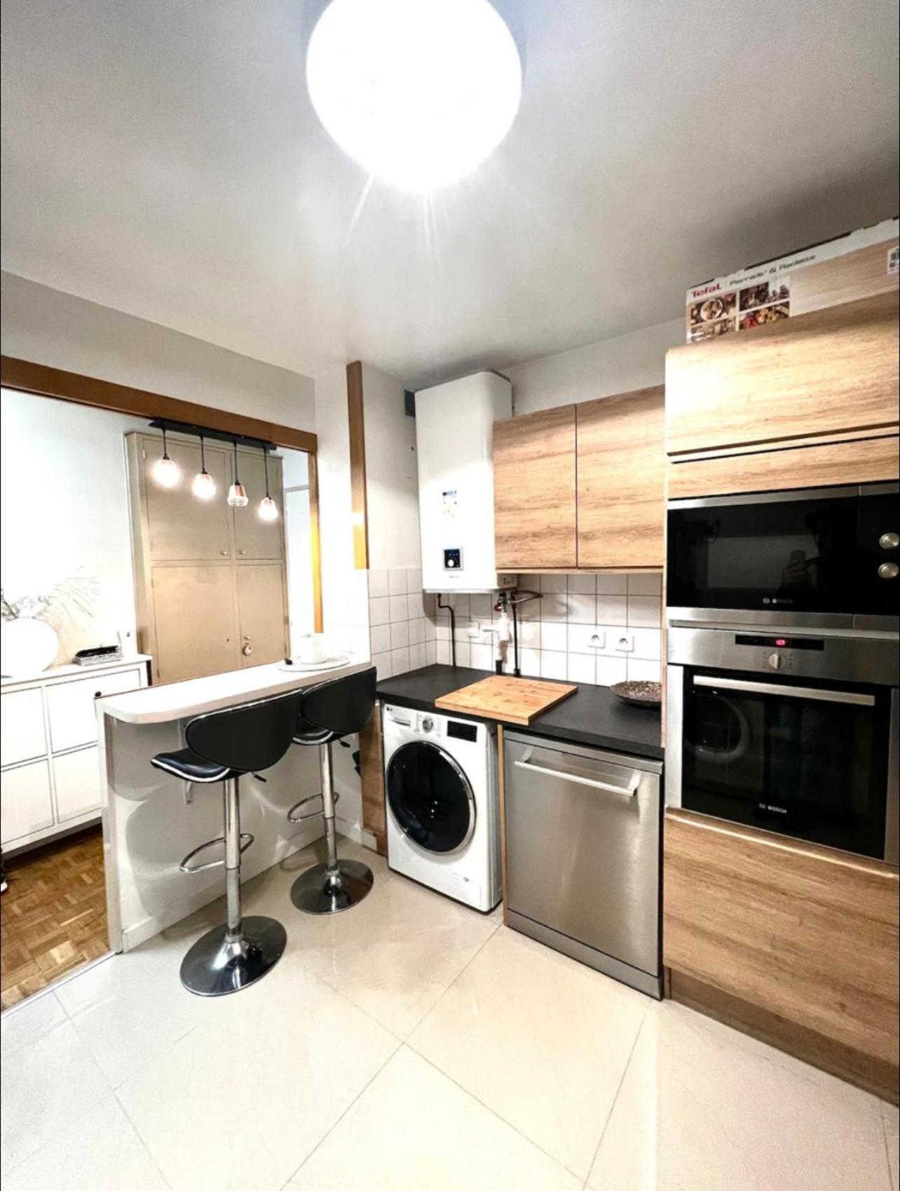 Modern 2 Bedroom Apartment Near Paris Metro, Giant Flat Screen Tv 85 Inches, Balcony, Free Parking Ivry-sur-Seine Exteriér fotografie